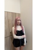 淡いピンクがかわいい♪ハイトーンピンクカラー
