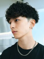 ホーミーズ 横須賀中央店(homies)&nbsp;波巻きツイストスパイラル ツーブロック 刈り上げ マッシュ