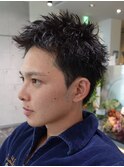 原宿スパイキーショートアクティブショートルーズショート短髪