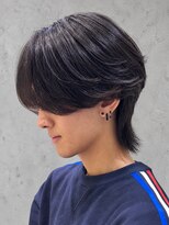 ハイプ マン 藤沢(HYPE MAN)&nbsp;フェザーパーマ毛流れパーマセンターパートニュアンス藤沢