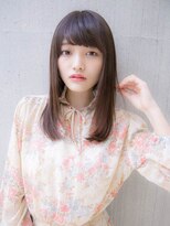 ルティア(Lutia) ナチュラルストレート 小顔ヘア グラデーションカラー