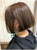 ブラウングレージュボブ 【mifuyu】