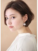 白髪エイジングヘア*ナチュラル大人ショートボブ
