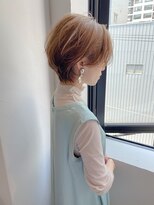 ロティー(loty)&nbsp;【天神今泉loty川原一高】大人可愛いショート×柔らかベージュ