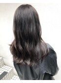 アッシュグレー_マロンベージュ Aラインボブ かきあげ