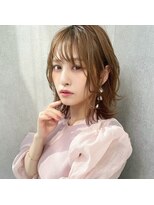 ラノバイヘアー(Lano by HAIR) ２０代３０代４０代５０代小顔ミディアム外ハネボブアッシュ