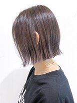 アイティーバイアルバム 八王子店(IT by ALBUM) グレージュボブ_カーキグレージュフェザーバング_ba347591