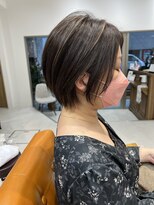 ネイロ 錦糸町(NeiRo)&nbsp;ボブカーキグレージュマッシュショート大人かわいい