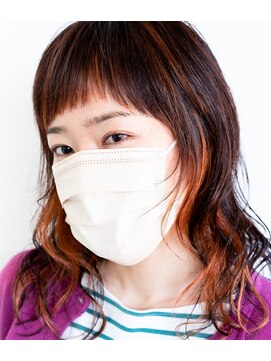 サロン マーニ(salon m ni) インナーカラー×ミディアムウルフ