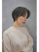ヘアーアンドアート ルミナ(HAIR&ART LUMINA)&nbsp;大人可愛い20代30代40代黒髪前下がりショートボブ丸みショート◎
