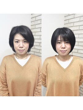 メモリーズ 銀座(Memories) 似合わせ前髪カットと骨格診断してショートヘア