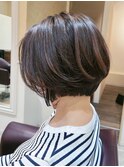 大人ショートボブ