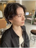 ショートボブ ショートパーマ /山中