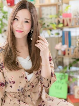 カバーヘア ブリス 志木南口駅前店(COVER HAIR bliss) ★カーキベージュアシンメトリーレイヤーロング20代30代40代★8