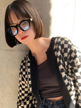 ヴィオットバイサロン(Viot by Salon) ワンレングスボブ 大人シースルーバング 地毛風カラー