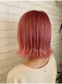 透明感抜群♪ダブルカラーブリーチハイトーンピンク