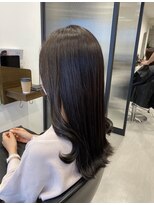 ルルディ バイ アフロディーテ銀座(luludi by APHRODITE) 前髪/マチルダボブ/ピンクベージュ/インナーグレージュ/銀座