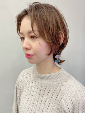 キビト(kibito) センターパート×ウルフショート