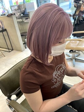 ディーナ(D'na) 【D'na×古屋】ハイトーンホワイティピンクカラー