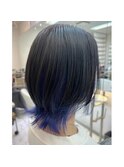 インナーカラー×ラピスラズリ