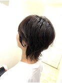 癖っ毛×マッシュウルフ