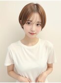 20代30代40代大人可愛いワンサイドひし形ショートボブ☆