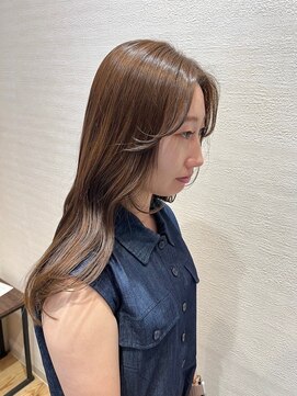 トライベッカスマートサロン(TRIBECA smart salon) レイヤーカット/ニュアンスカラー/大人女子/フェミニンロング