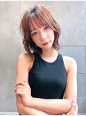 ACE横浜　切りっぱなしボブ×ブラウンベージュ