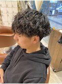 メンズスパイラルパーマ