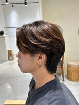 ビューバイネオリーブ 用賀店(Beau'r by neolive) 韓国マッシュニュアンスパーマダークアッシュ《用賀》