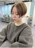 【Owll】石田学史オリーブベージュ20代30代40代ハンサムショート