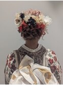 ゆるふわアップスタイル