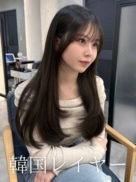 アミー 池袋(Ammy) レイヤーカット/顔周りカット/顔周りレイヤー /韓国風パーマ