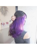 ケーズヘアー 大和田店(k's Hair) インナーカラー×バイオレット