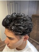 20代30代大人サーフカール刈り上げツーブロックショート