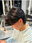 メンズ/ダウンパーマ/マッシュショート