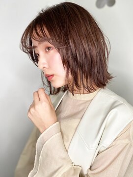 カバーヘア ブリス 大宮西口(COVER HAIR bliss) 透けバングくびれミディアムボブレイヤーp1大宮20代30代40代