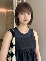 フィルムス 田町芝浦(FILMS) ミニウルフレイヤーカット顔周り前髪韓国ショートボブ/田町