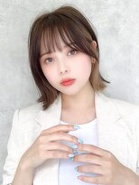 ラフィスヘアードープ 新宿店(La fith hair dope)&nbsp;【La fith】インナーカラー×くびれボブ×ブリーチ