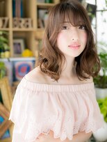 カバーヘア イヴ 戸頭店(COVER HAIR EVE)&nbsp;フェザーバングくせ毛風セミディくびれヘアh4戸頭20代30代40代