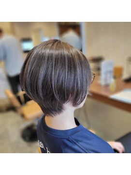 エイクス ヘア デザイン×美髪クリニック 千葉(AQs hair design) くびれヘア/アプリコットオレンジ/夏/髪質改善[千葉駅]