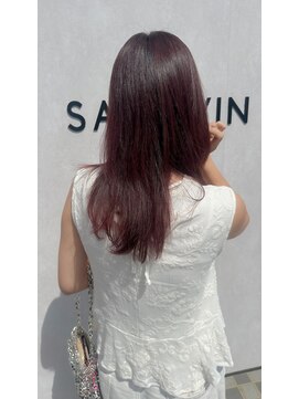 サロウィン 郡山店(SALOWIN) 髪質改善ハイライト/髪質改善カラー/葡萄カラー/暖色系カラー