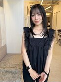 透明感カラー　透け感カラー　上品カラー　表参道美容室