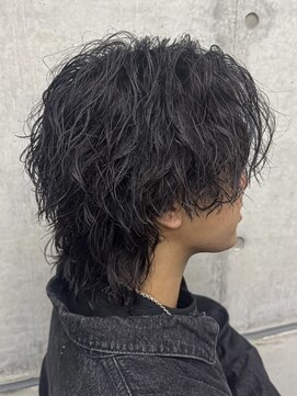 お客様スタイルセンターパートウルフツイストスパイラルパーマ