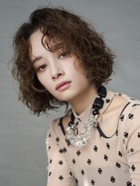 アルバム 銀座(ALBUM GINZA)&nbsp;ココアベージュミディアムおくれ毛顔周りレイヤー_F1283