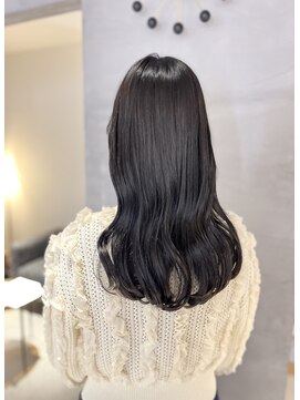 エミュ 伏見 国際センター(emu) グレージュ/暗髪カラー/バイカルテトリートメント