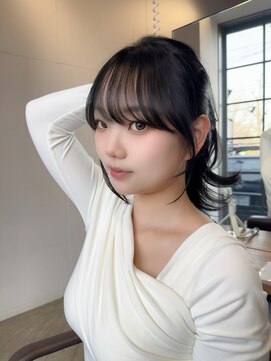 ミニョン(Mi9non) 【似合わせカット】結んでも可愛く顔周りカット