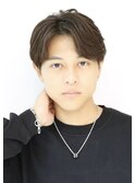 30代40代50代ビジネスマン向け清潔感マッシュセンターパート