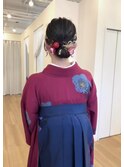 卒業式ヘアセット