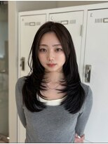 シュガソル 元町三宮(syugasol)&nbsp;着物ヘア/大人ガーリー/ダークアッシュ/似合わせカット/三宮元町